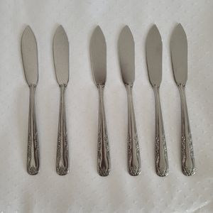 Vtg Master Butter Knives (6)